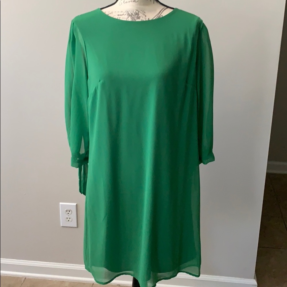 Green dress